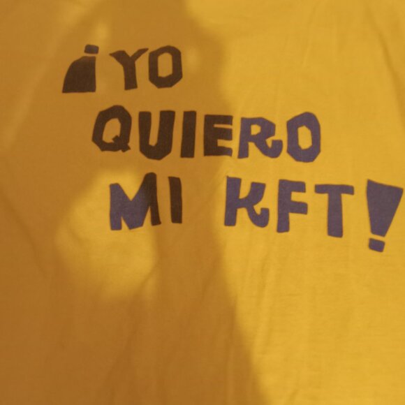 MENS XL YELLOW KERWIN FROST YO QUIERO MI KRT SHIRT RARE SPAGHETTI BOYS - Picture 8 of 8
